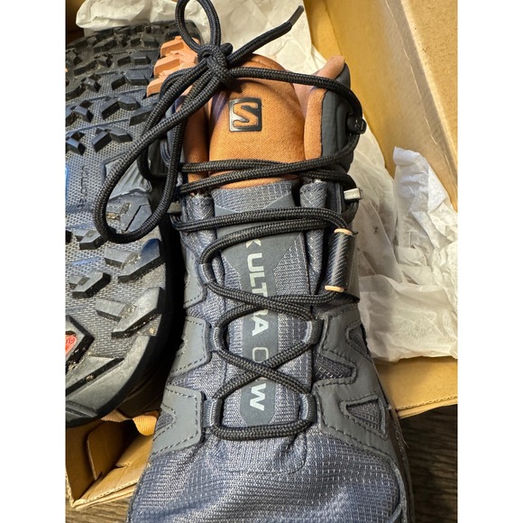 Salomon X Ultra 4 Mid GTX W Gore Tex Women's Hiking Boots Ebony Mocha Cream SZ 8 - Picture 12 of 15